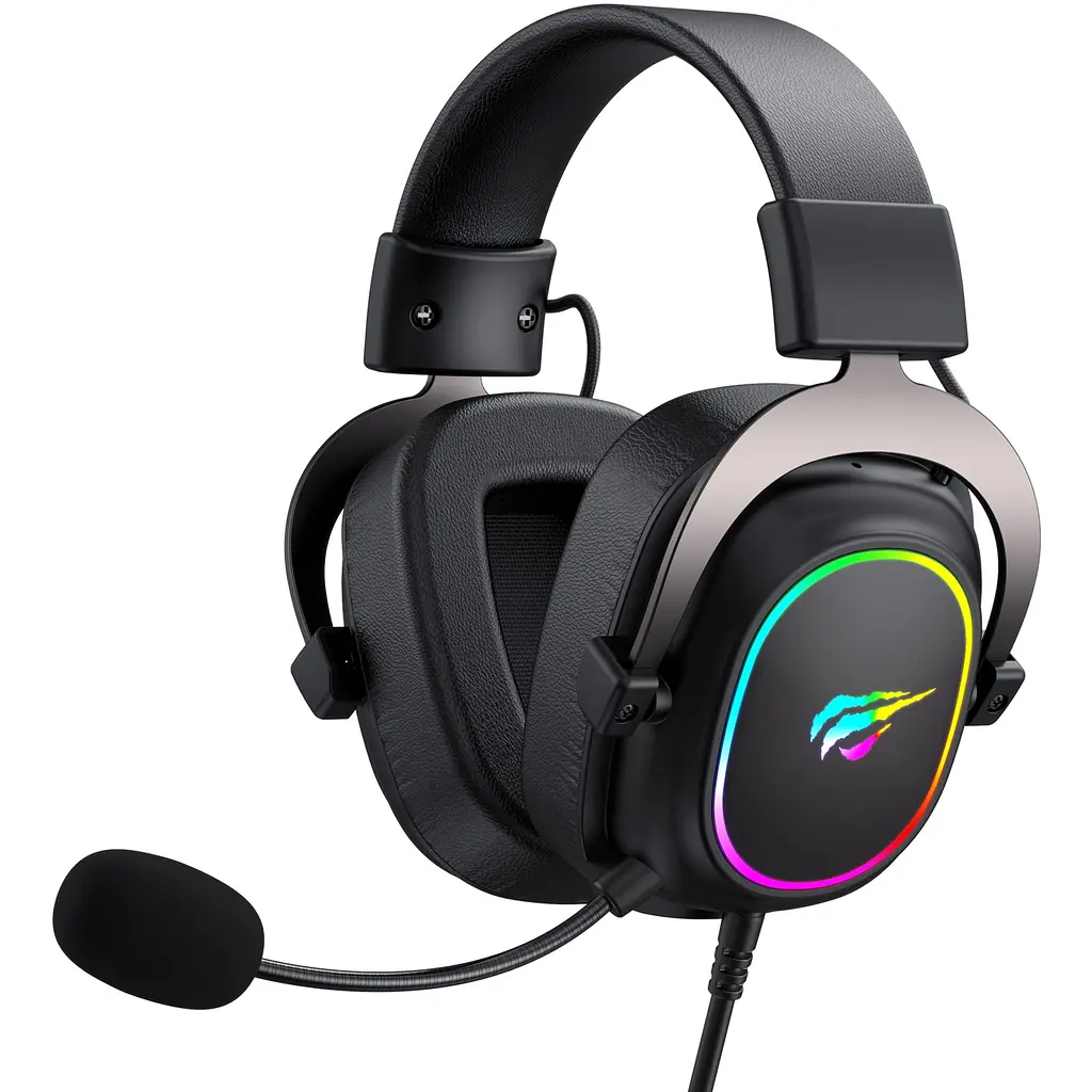 Навушники ігрові Havit H2002P Plug USB 7.1 з мікрофоном чорні (HV-H2002P-BO)