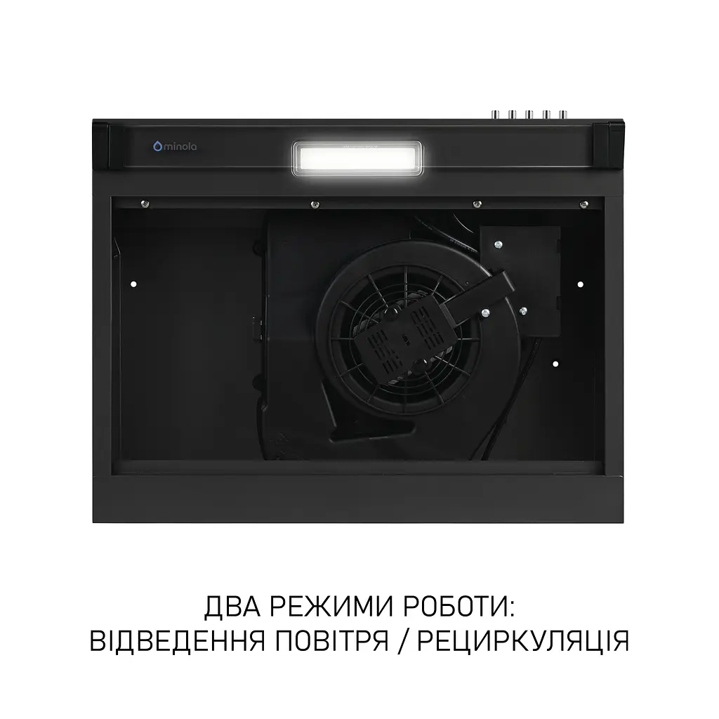 Витяжка плоска Minola HPL 622 BL - фото 7