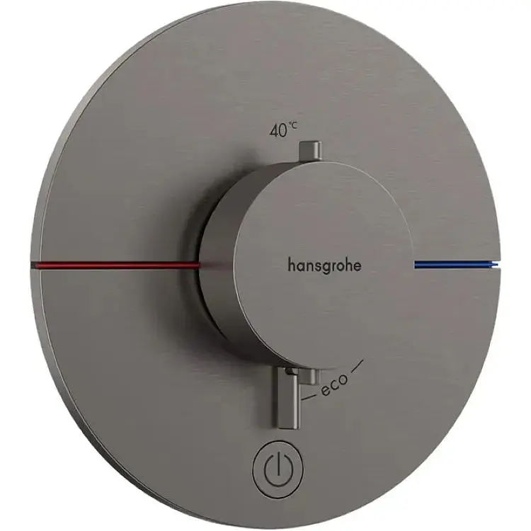 Термостат для душу Hansgrohe ShowerSelect Comfort S brushed black chrome 15562340