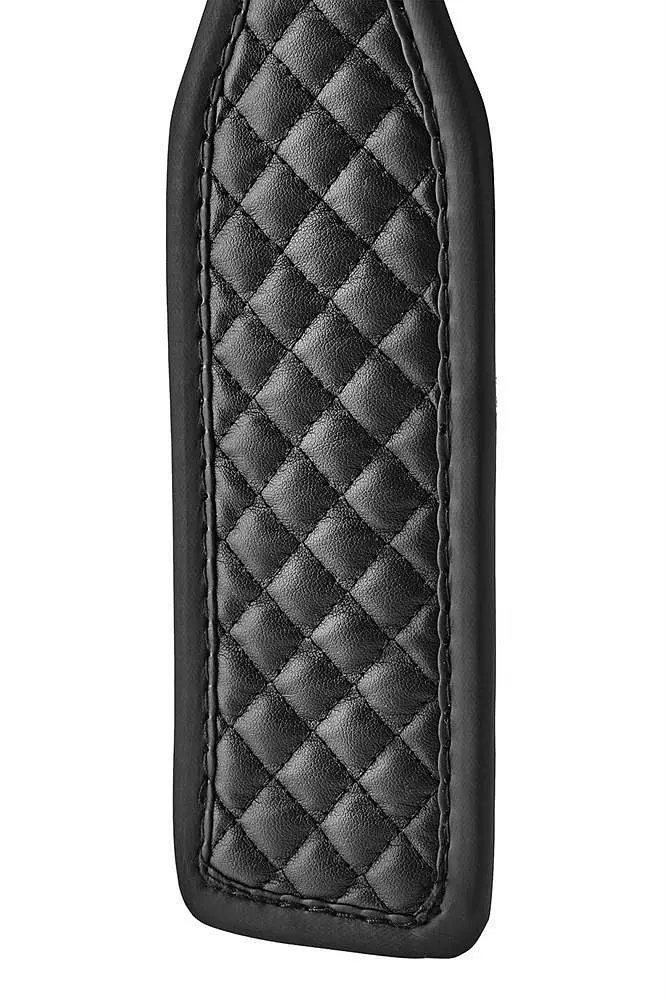 Шлепалка Dreamtoys Blaze Luxury Fetish Paddle 33.5 см черный - фото 4