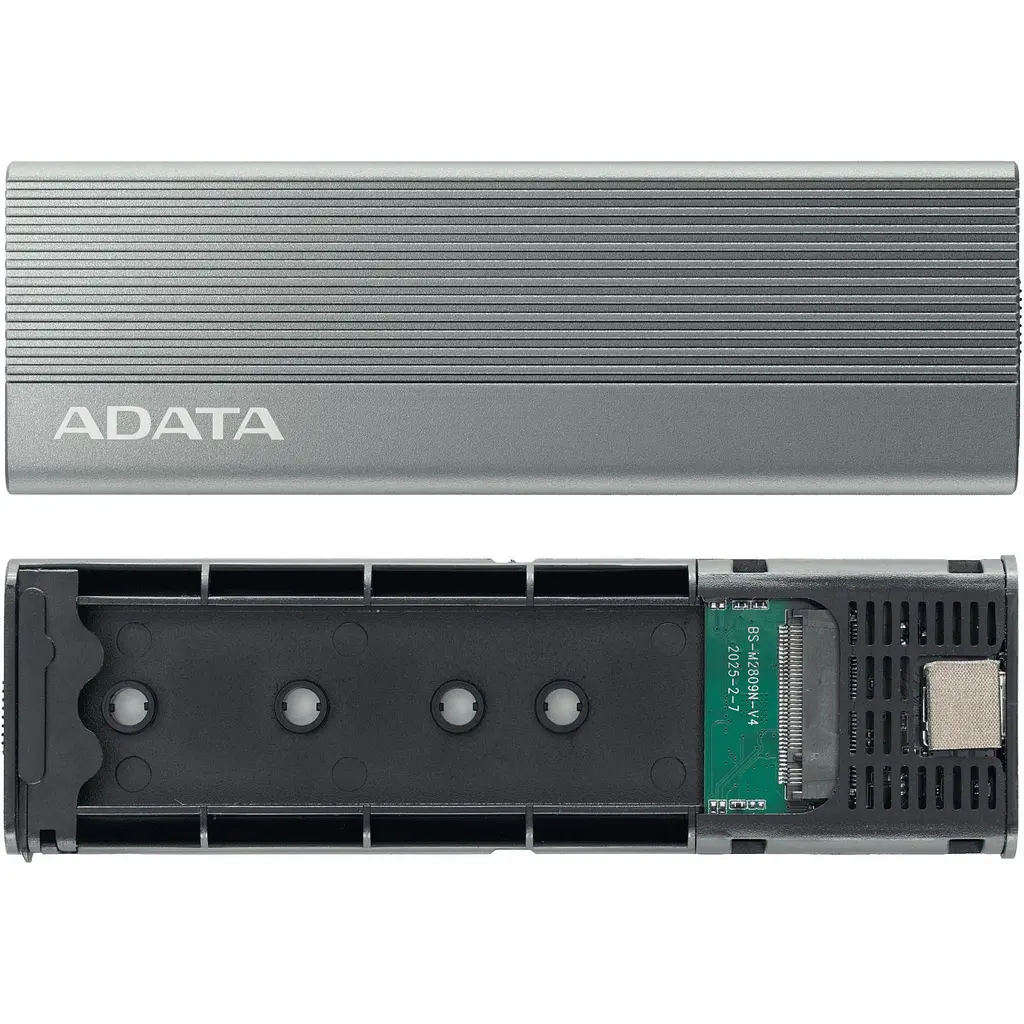 Зовнішня кишеня ADATA EC680 M.2 PCIe SSD to USB 3.2 Gen 2 Gray (EC680-CCGY) [158288] - фото 5