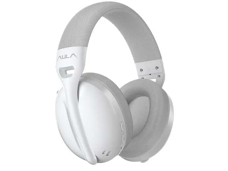 Наушники с микрофоном Aula S6 Wireless Headset White (6948391235561) - фото 3