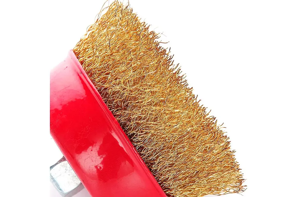Корщітка APRO для болгарки УШМ дротяна щітка чашкова 75 мм x М14 830425 - фото 2