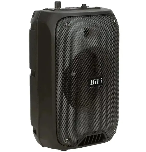 Портативна Bluetooth колонка RIAS RX-6168 6.5" RGB валіза з караоке 2400 mAh 10W Black - фото 3