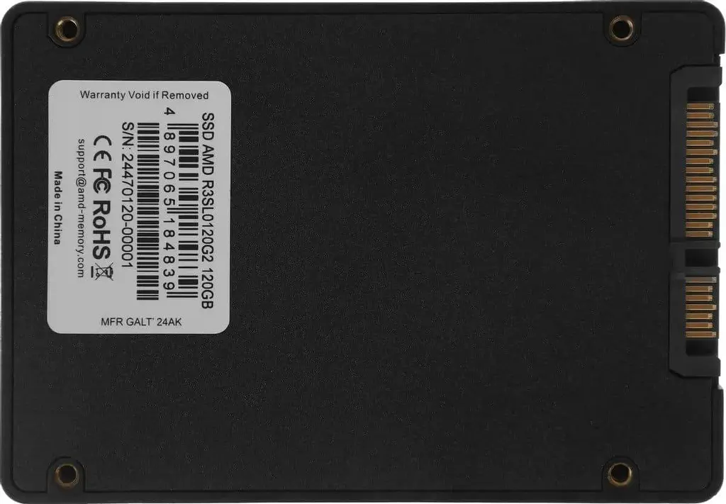 Накопичувач SSD AMD Sata 2.5 120G SATA3 (R3SL0120G2) - фото 2