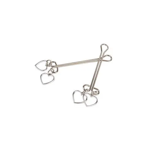 Затискачі на соски Chisa Fetish Fantasy Heart Nipple Clamps - фото 3