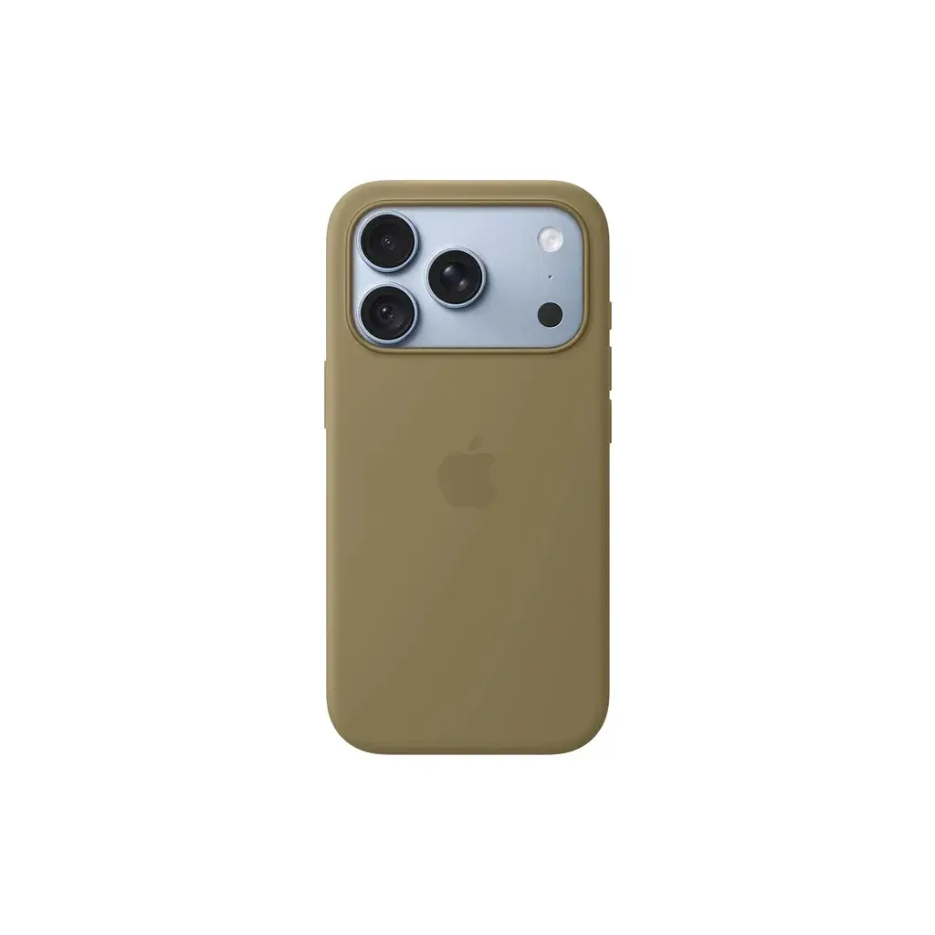 Чохол до мобільного телефона Apple Silicone MagSafe iPhone 18 Pro Olive (MK8V4ZM/A) - фото 3