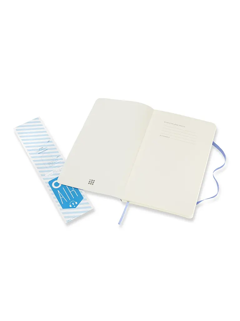 Записник Moleskine Classic середній, Лінійка Блакитна Гортензія М'який (QP616B42) - фото 3