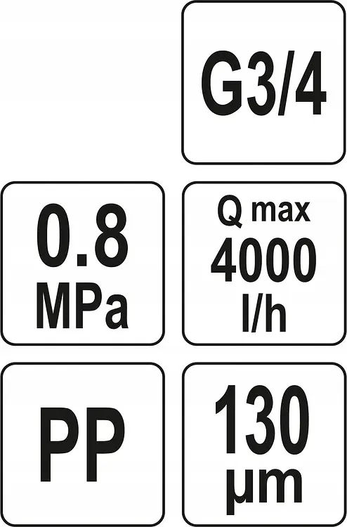 Фильтр водяной для оросительных систем Flo 3/4" (88930) - фото 6