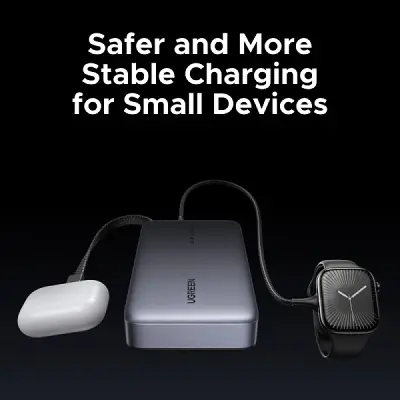 Батарея універсальна Ugreen 20000 mAh 67W Cable Space gray (U_55996B) - фото 10