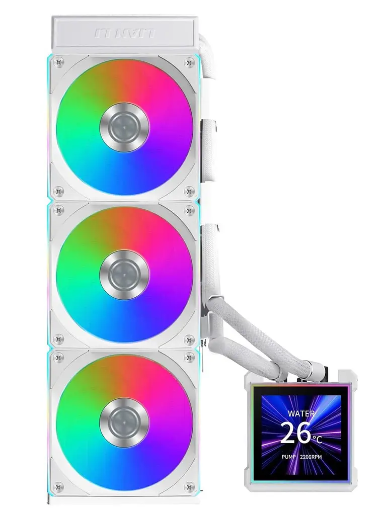 СВО Lian Li HydroShift II LCD-S 360CL White (G89.GHS2LCDS36CW.00) - фото 3