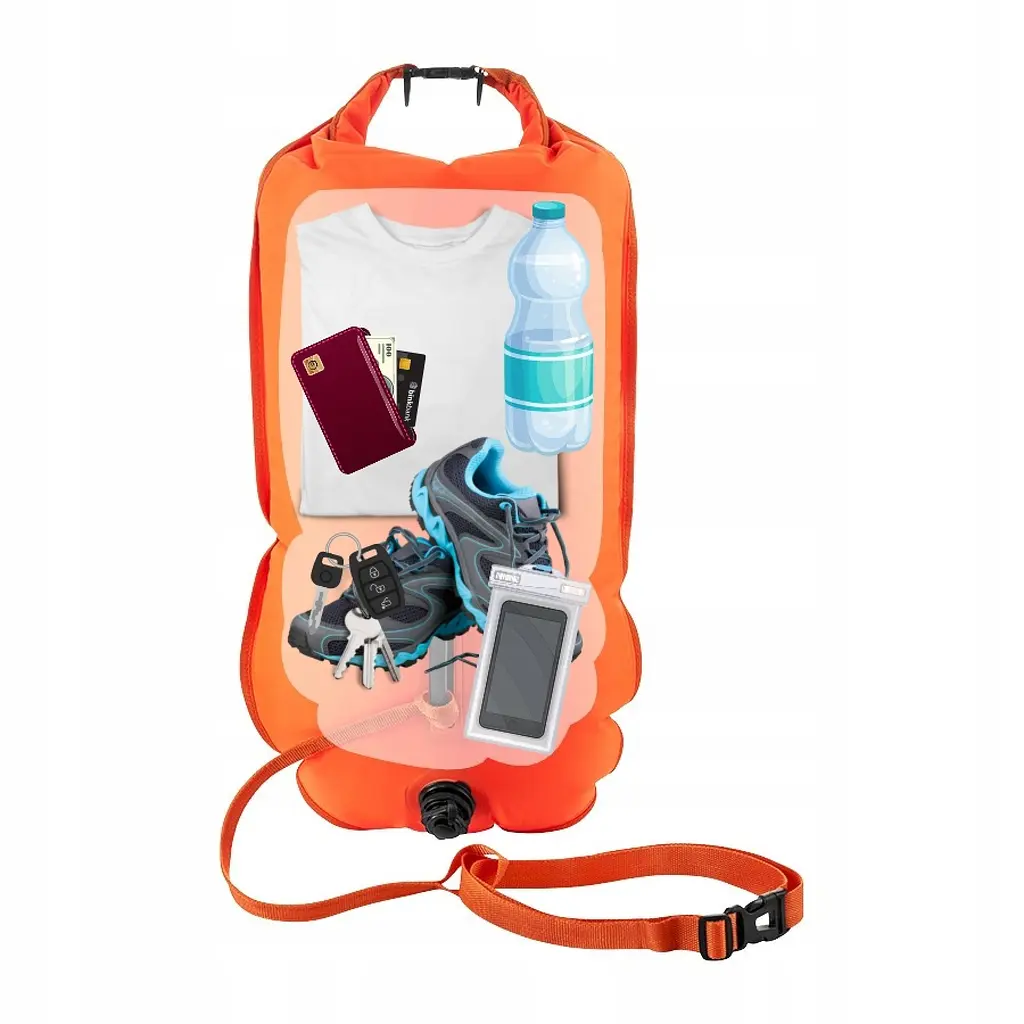 Буй для плавания TSUNAMI Pro надувной 3 в 1 TS009 (P-5907739314048) - фото 4