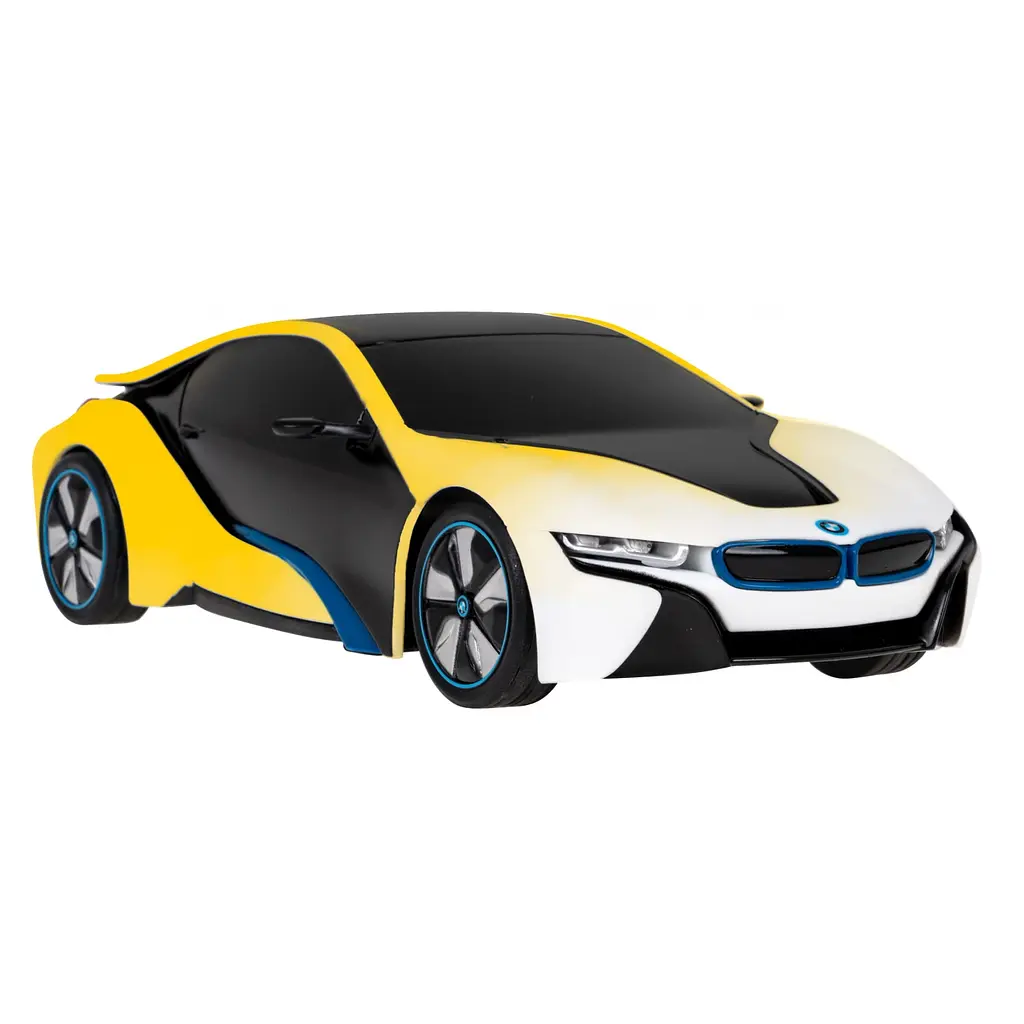 Машинка RASTAR BMW i8 сменный цвет кузова + светодиодные фары + 2,4 ГГц пульт 1:24 белый 48400-1 - фото 6