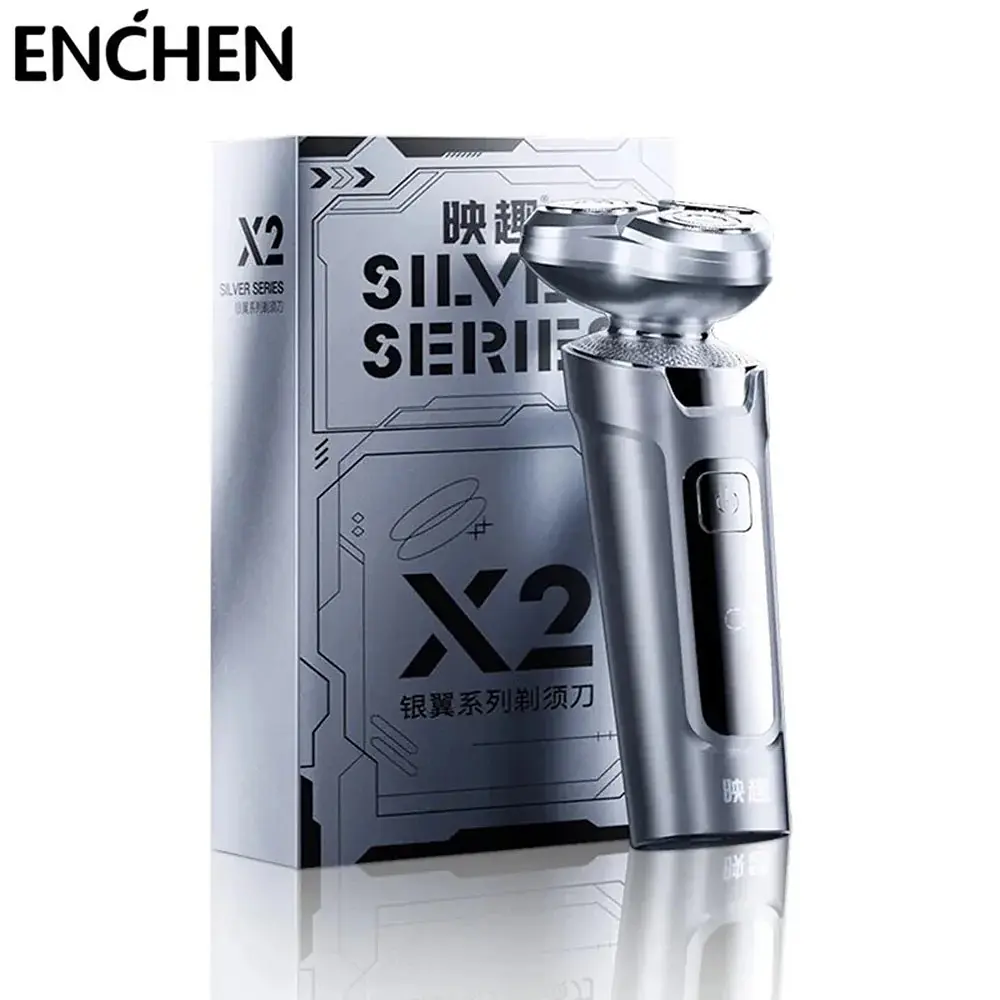 Електробритва Enchen Rotary Shaver X2 сріблястий - фото 8