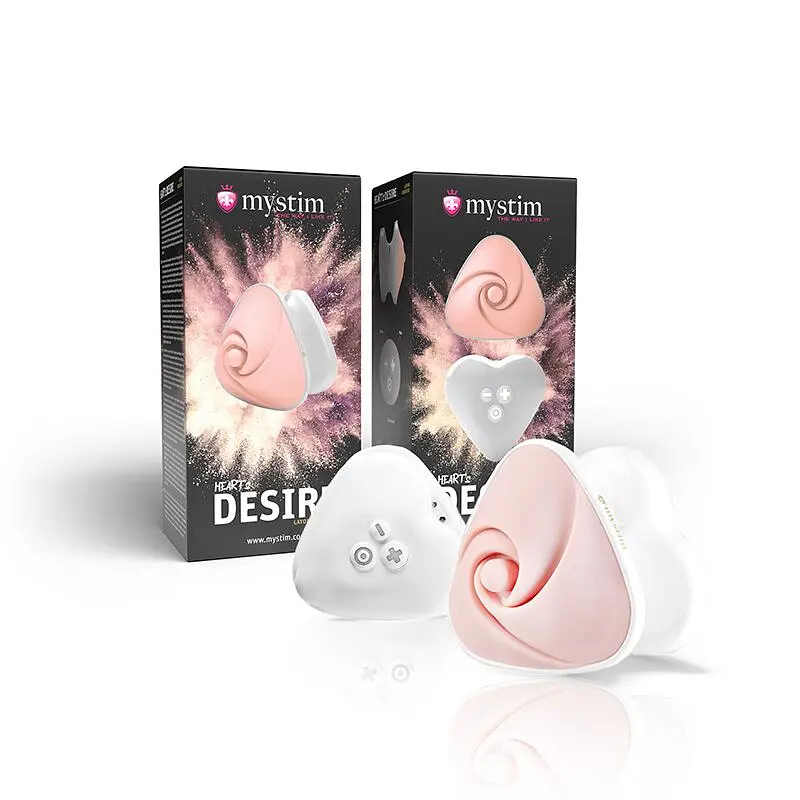Вібратор для клітора Mystim Heart´s Desire White, 8 режимів, дуже потужний - фото 9