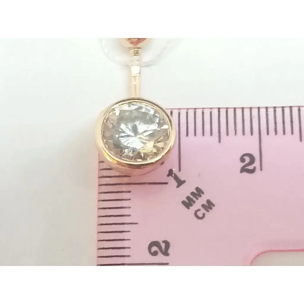 Серебряная серьга для пирсинга пупка Silvex 925. ПР3Ф/020 - фото 5