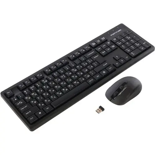 Комплект бездротовий A4Tech FG1200 "Fstyler", Black, USB 2.4GHz - фото 2