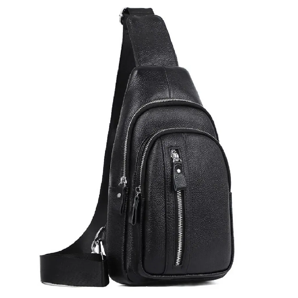 Сумка на одну шлейку чорна Tiding Bag FL-A25F-5055A - фото 8