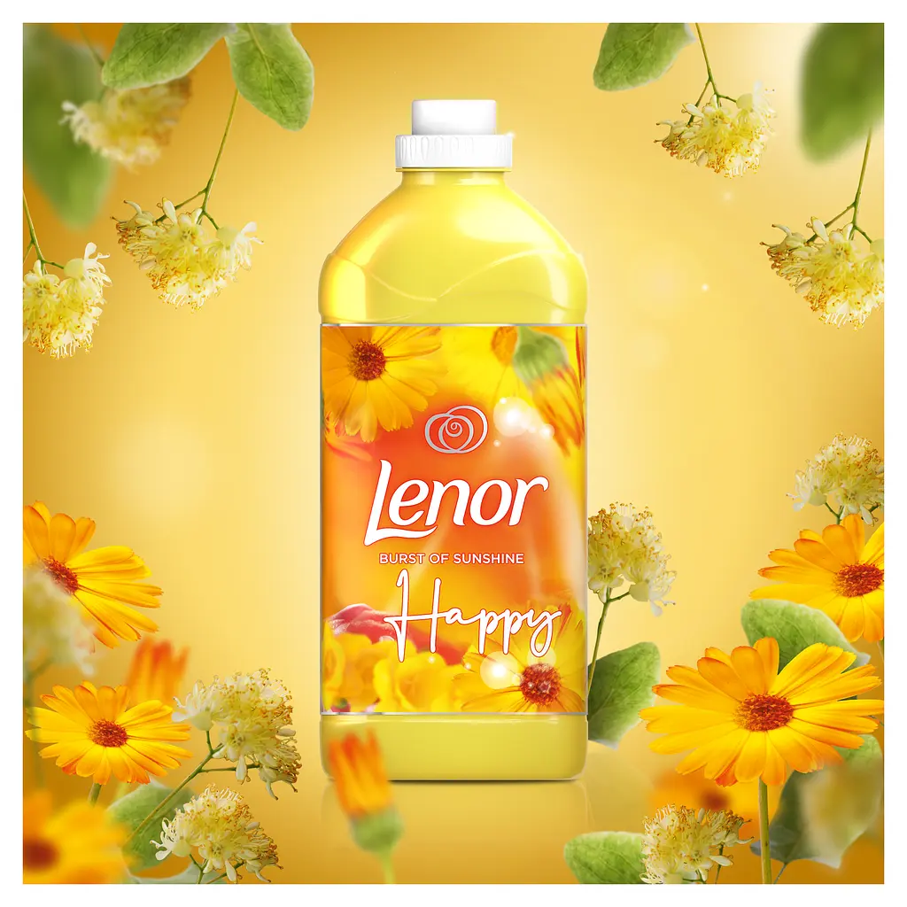 Кондиціонер для білизни Lenor Сонячні квіти, 1080 мл (81745524) - фото 2