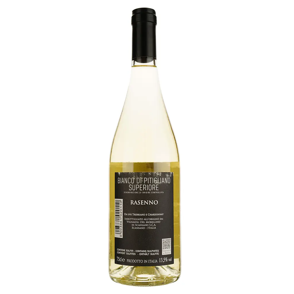Вино Vignaioli Morellino di Scansano Bianco di Pitigliano Superiore Rasenno DOC бiле сухе 0.75 л - фото 2