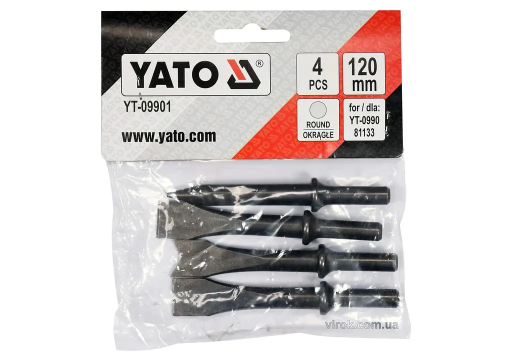 Долота і зубила Yato l= 120 мм (YT-09901) - фото 3