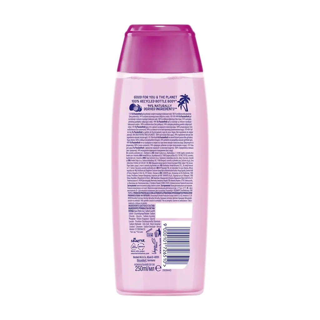 Гель для душу Fa Passion Fruit Feel Refreshed Shower Gel Маракуя 250 мл (9000101726510) - фото 2