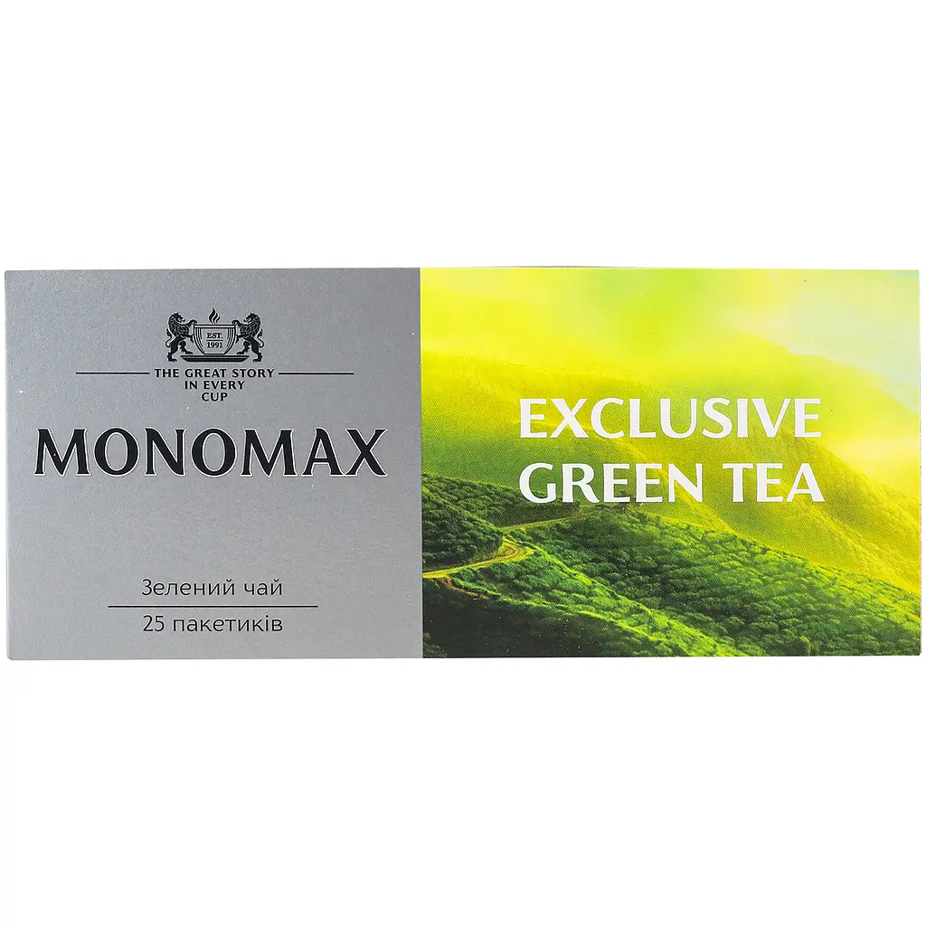 Чай зелений Monomax Exclusive 37.5 г (25 шт. х 1.5 г) - фото 3