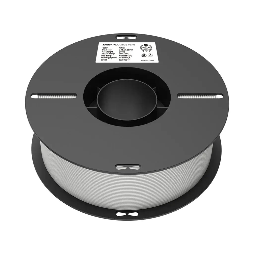 Пластик для 3D-принтера Creality PLA 2x1кг, 1.75мм, white+black (3301010337) - фото 7