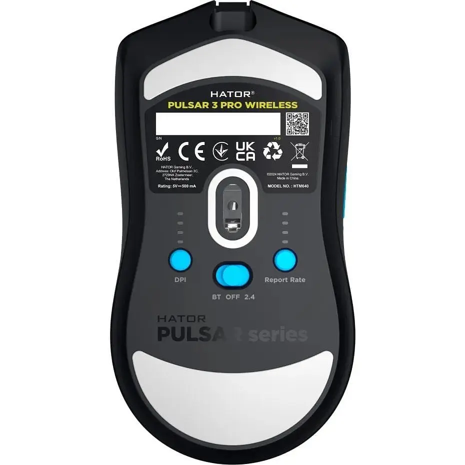 Миша Hator Pulsar 3 Pro Wireless Black (HTM640) [128618] - фото 5