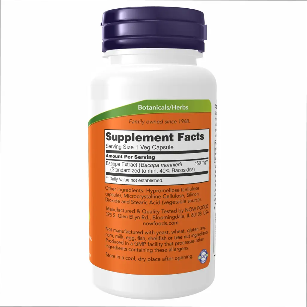 Екстракт бакопи Now Foods 450 мг 90 капсул - фото 2
