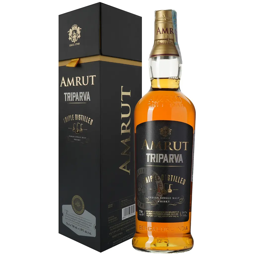 Віскі Amrut Triparva Triple Distilled Indian Single Malt Whiskey, 50%, 0,7 л