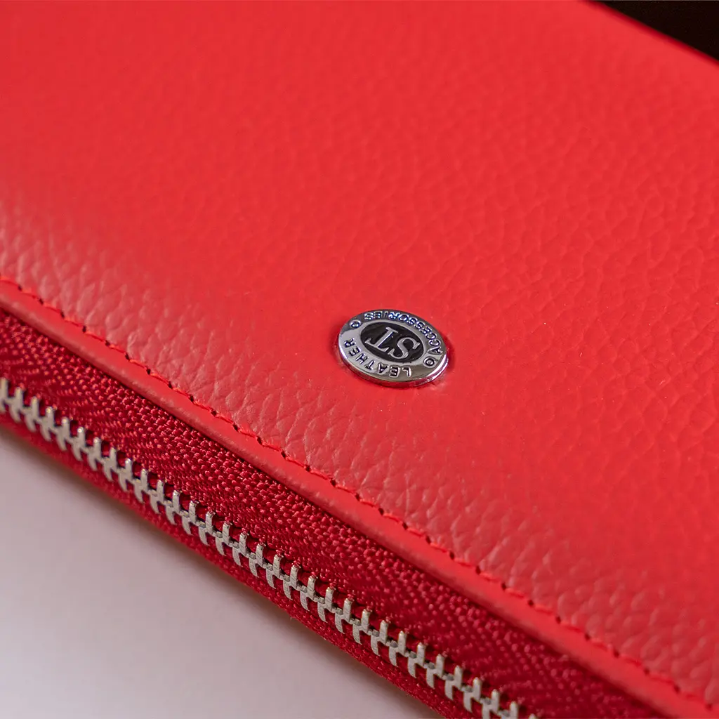 Женский кожаный кошелек-клатч ST Leather 9х18.5 см acs0015898 - фото 7