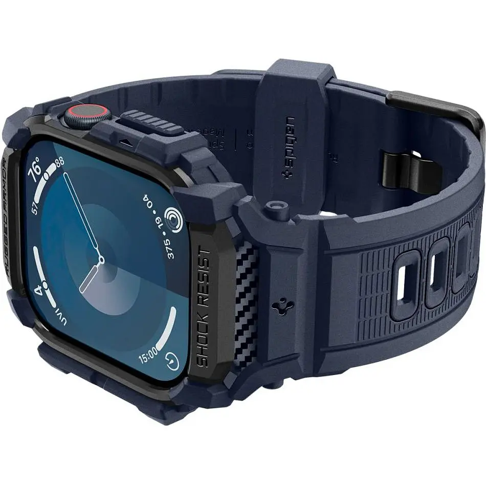 Чехол-ремешок Spigen Rugged Armor Pro для Apple Watch 46mm Navy Blue (ACS08606) [149628] - фото 9