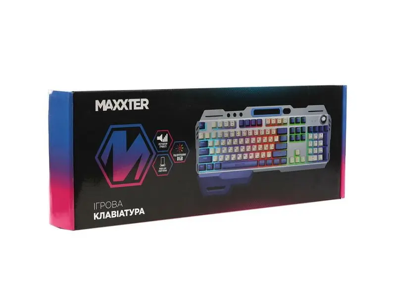 Клавіатура Maxxter KBG-RGB-01-UA - фото 7