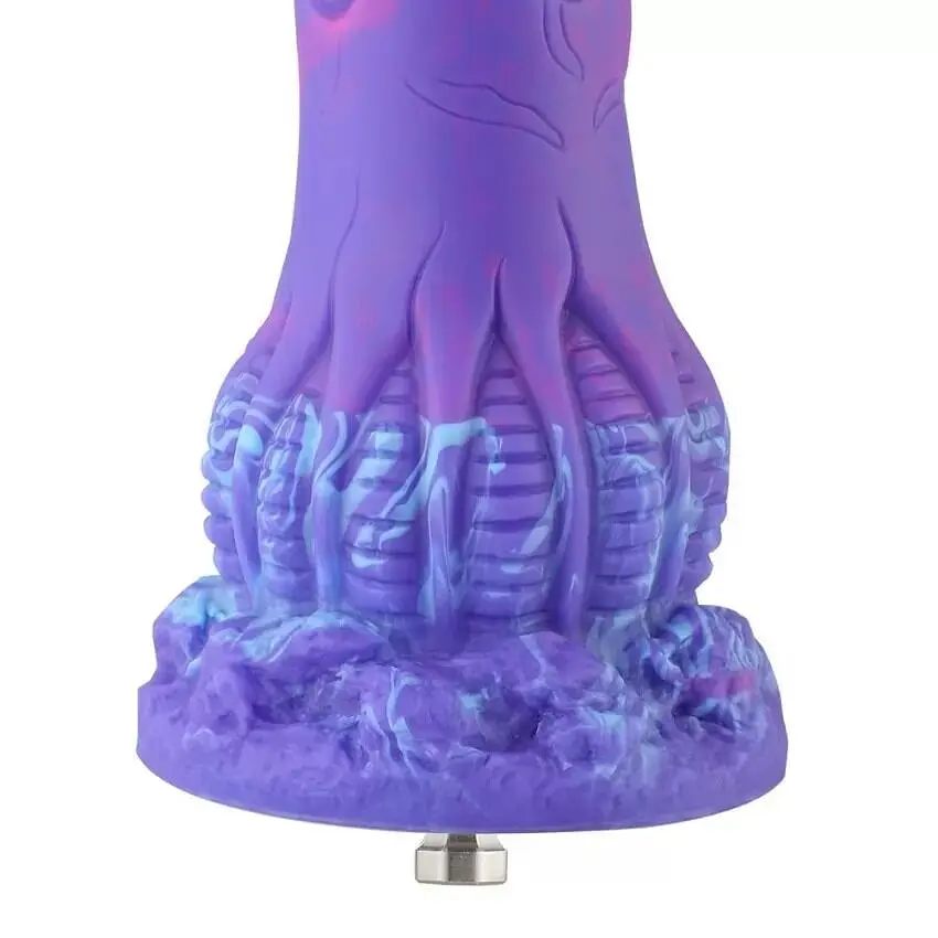 Фалоімітатор Hismith 7.48″ Silicone Dildo HSA140 Monster Series система KlicLok для секс-машин - фото 5