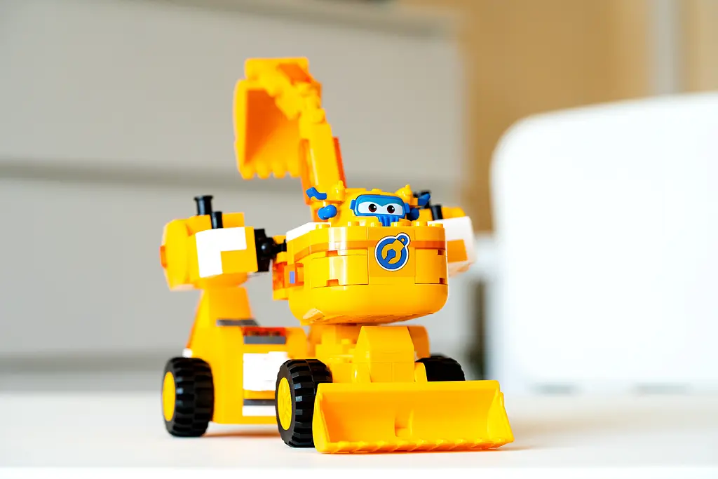 Конструктор-трансформер Super Wings Small Blocks 2-in-1 Buildable Transforming Vehicle Donnie, Донні, 265 деталей (EU385007) - фото 5