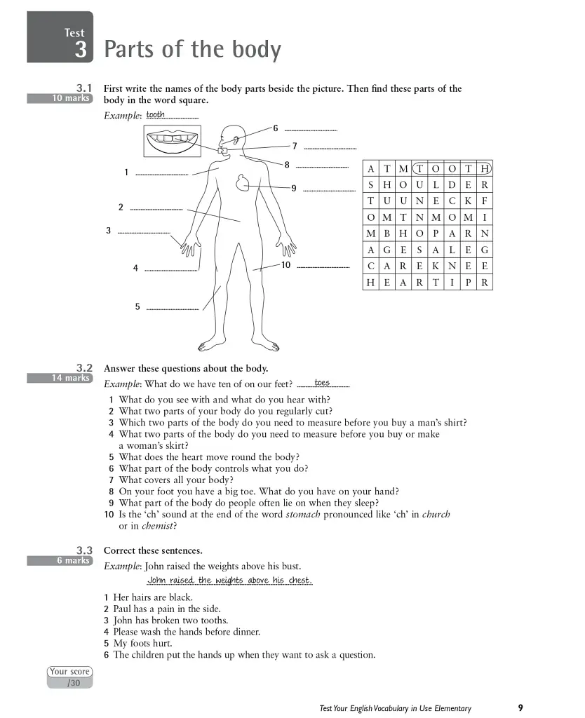 Test Your English Vocabulary in Use Elementary with Answers 2nd Edition - фото 4