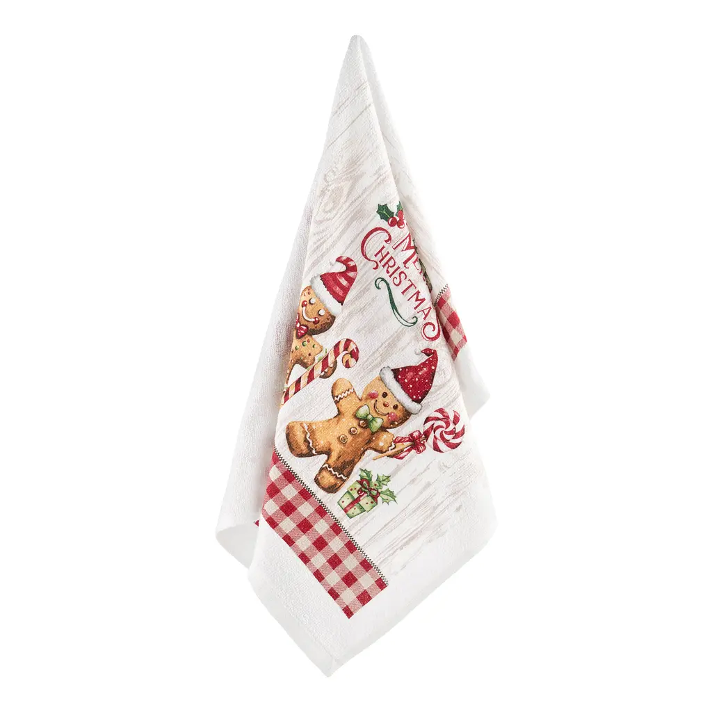 Набор полотенец Ardesto Christmas Gingerbread 38х63см, 2шт, 100% хлопок (ART3863HG) - фото 5