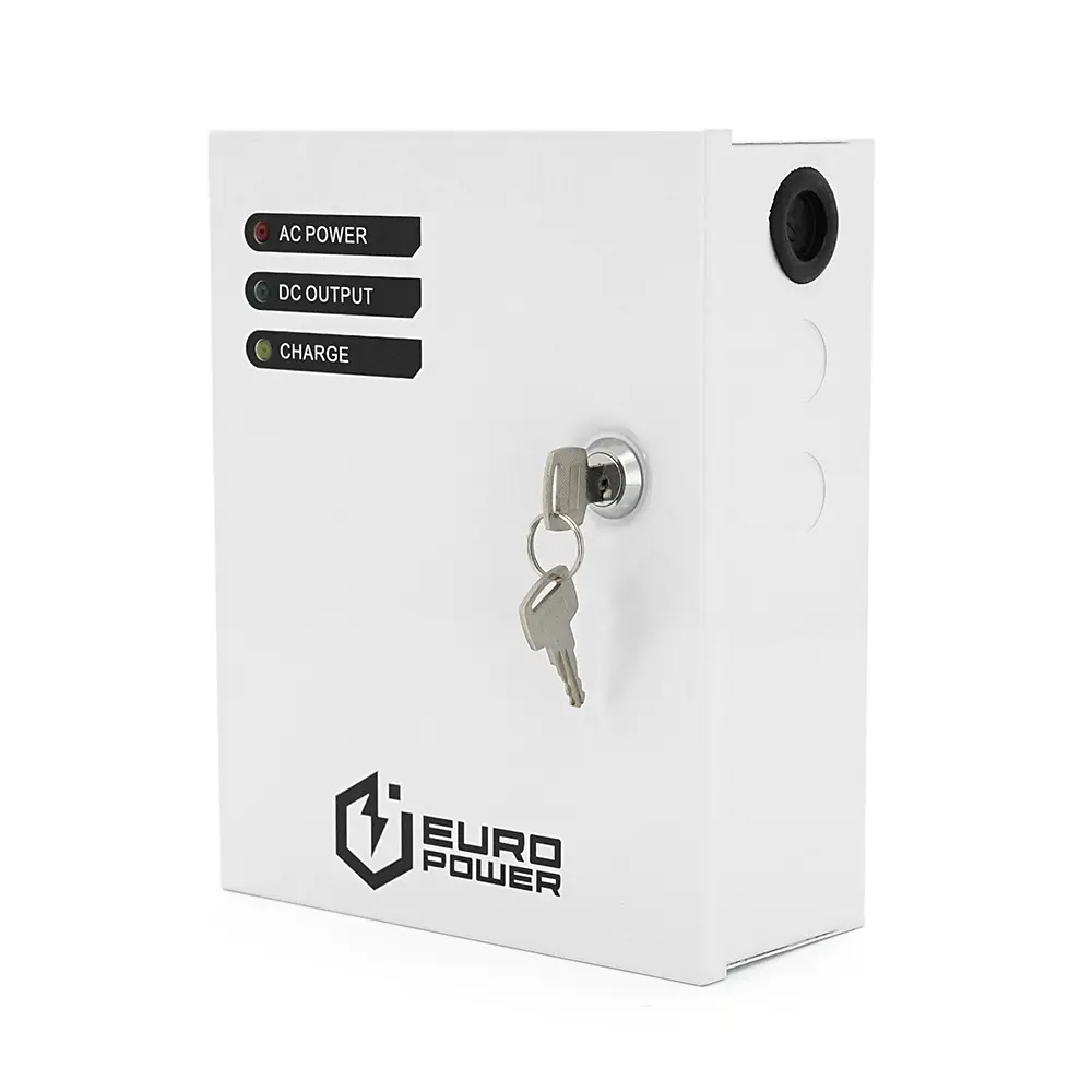 Источник бесперебойного питания (ИБП) 12V/3A EuroPower EP-UPS-1203(M), под акб GEL/AGM - 12V/7A, ток заряда - 13,8V/0.65A, металл, 205х165х75 mm - фото 2