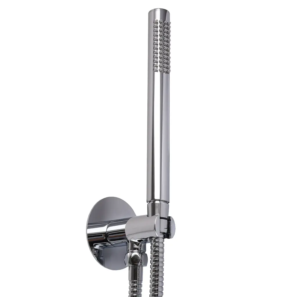 Душова система вбудована TOPAZ LOFT TLF 32205-H39-C змішувач з ручною та верхньою лійкою для ванної кімнати хром - фото 8