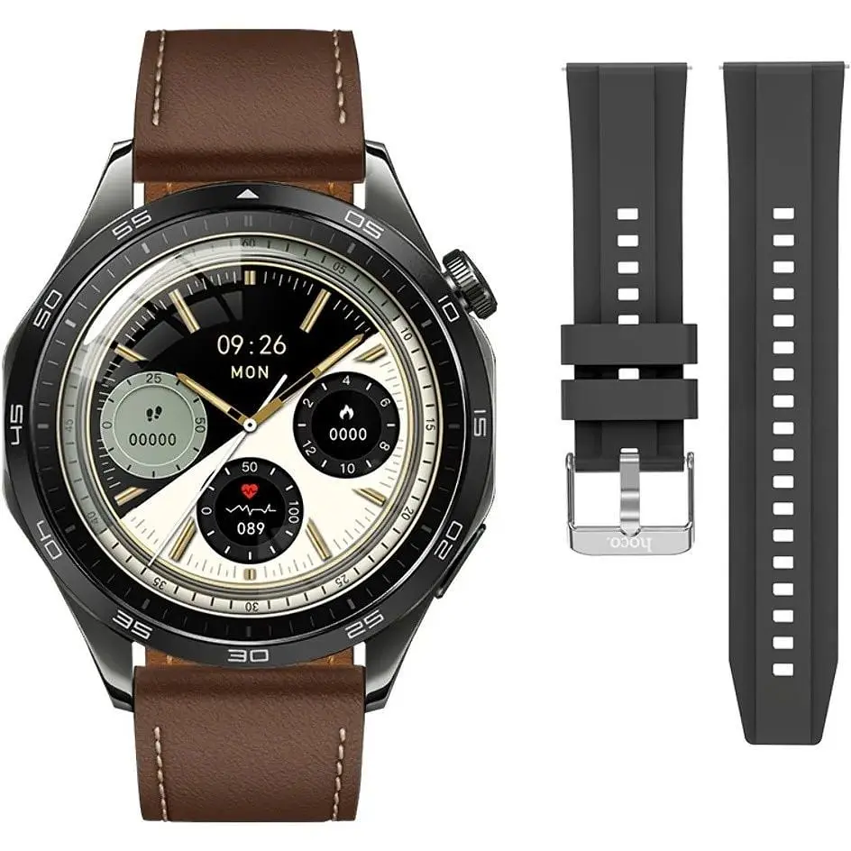 Смарт-часы Hoco Y21 AMOLED Smart Sports Watch (call version) Metal Grey - фото 5