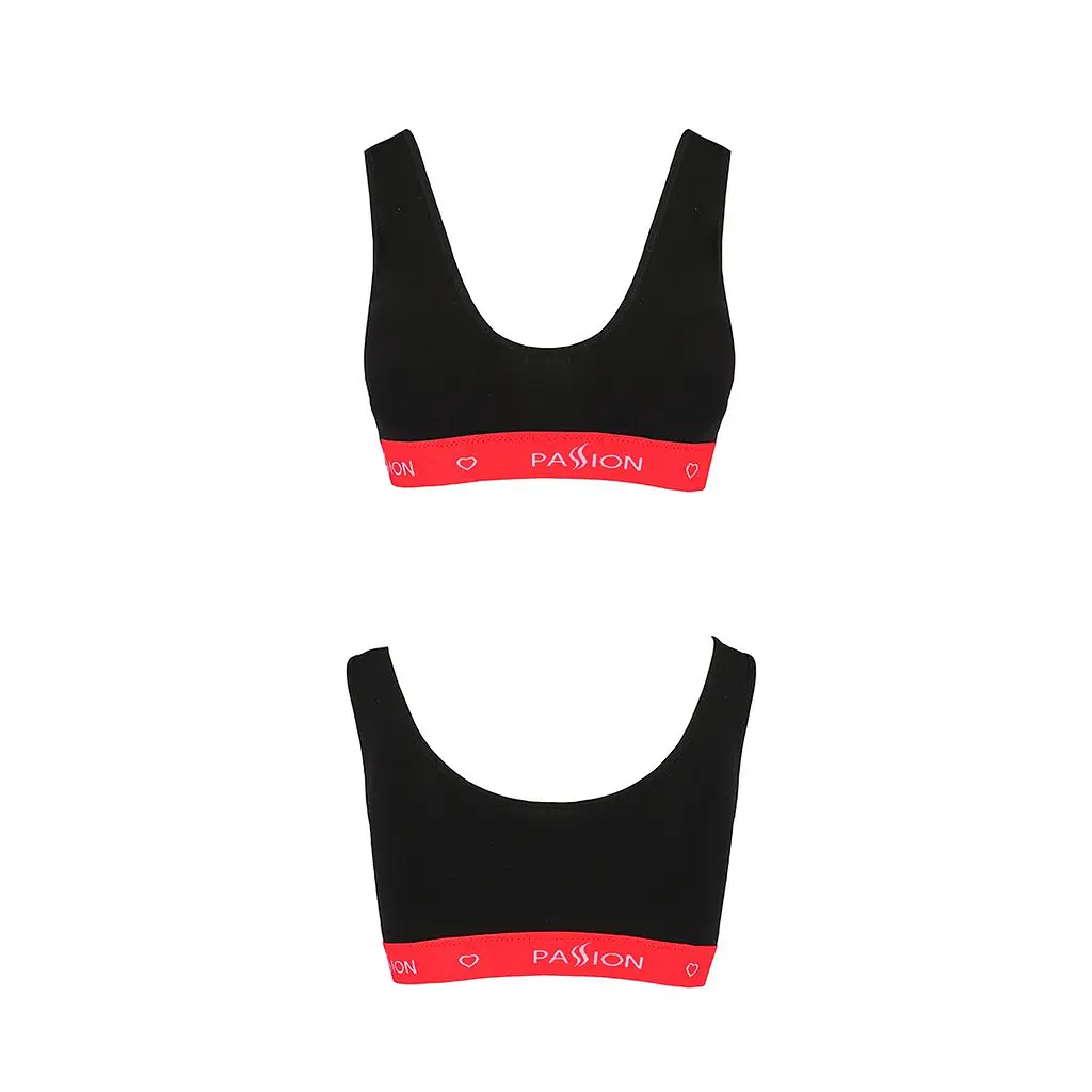 Спортивний топ на широких бретелях Passion PS003 TOP L, black - фото 5