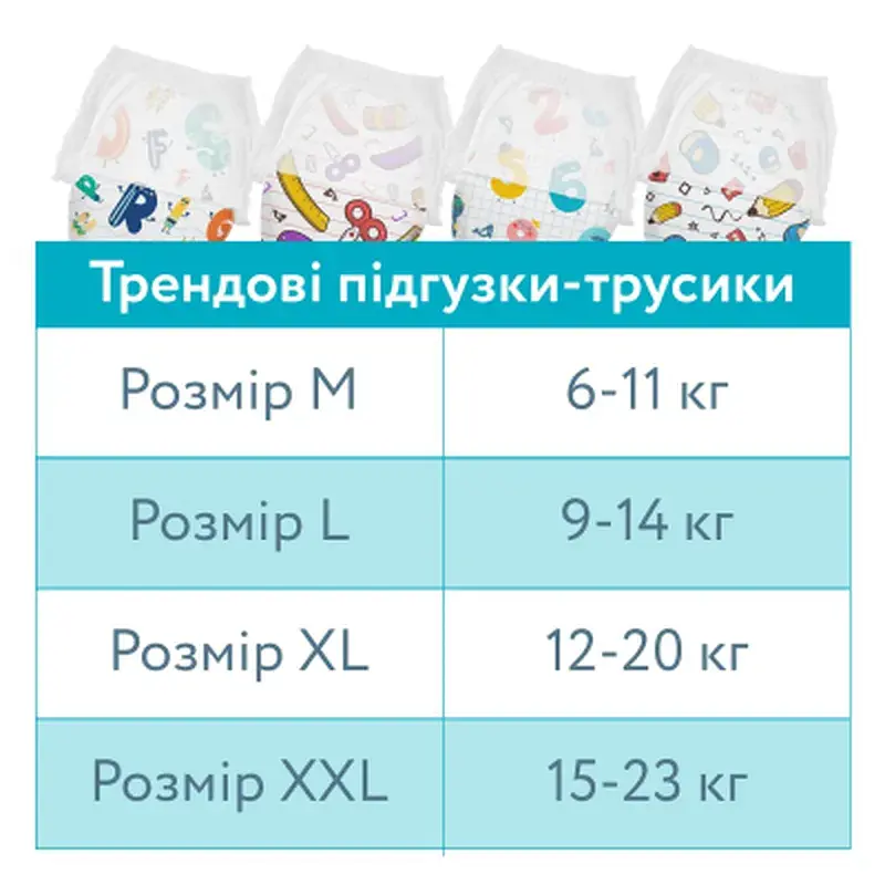 Підгузки Offspring Трусики Fun Figures розмір L 9-14 кг 36 шт (DP-OI-FAP-L36P-FFG) - фото 12