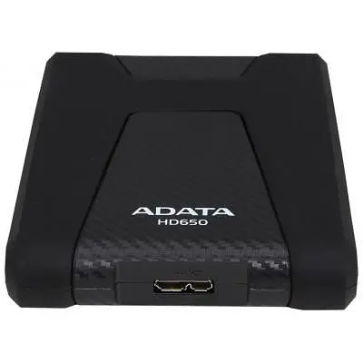 Зовнішній жорсткий диск 2.5 1TB ADATA (AHD650-1TU31-CBK) - фото 2