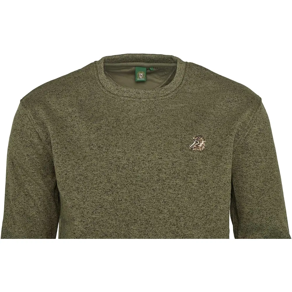Пуловер Orbis Textil Herrenpullover Strick-Fleece 4XL Оливковий - фото 4