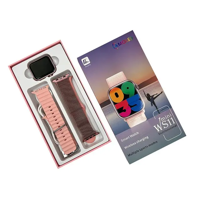 Смарт-годинник WS11 Xiaomini Pink - фото 4
