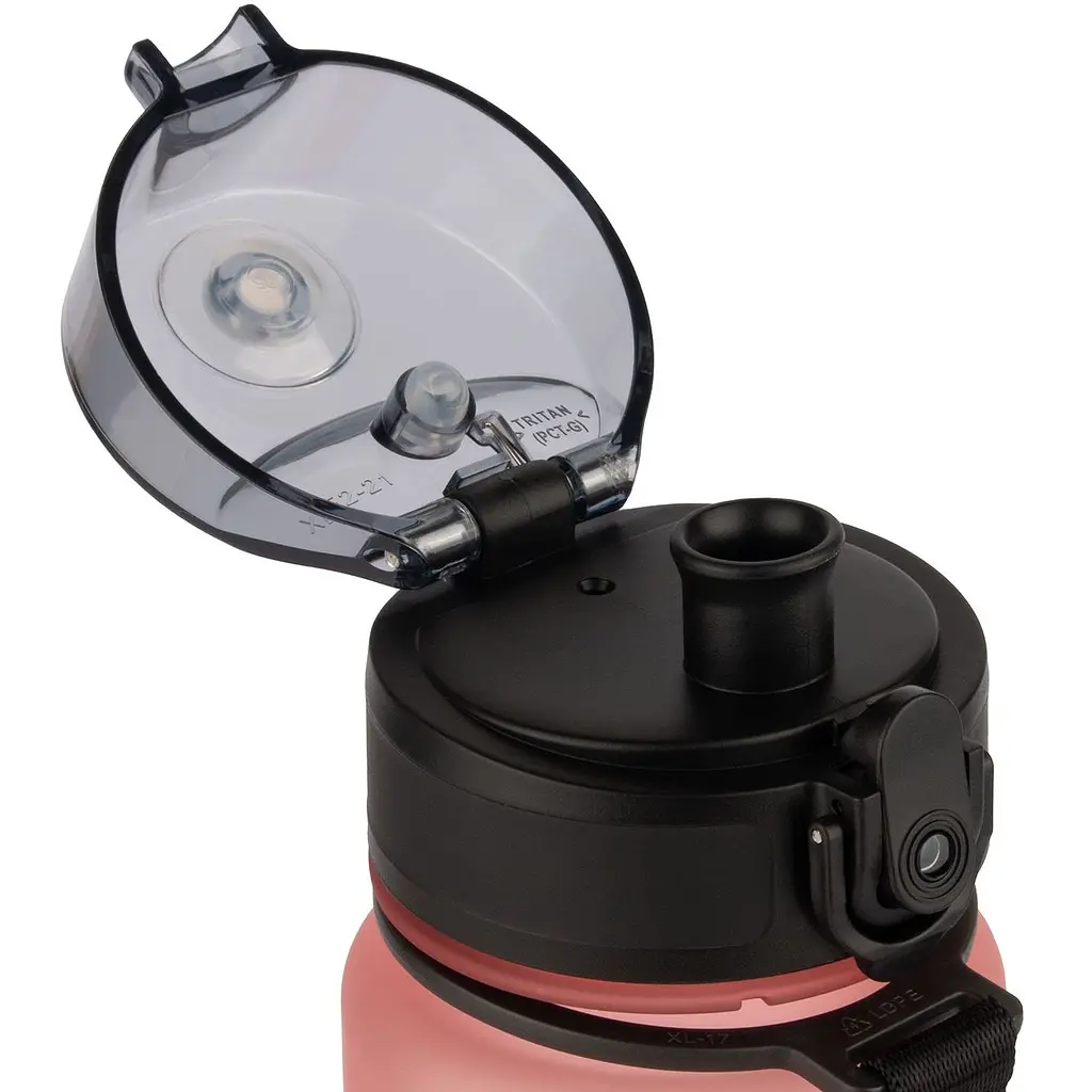 Бутылка для воды UZspace Colorful Frosted 350 мл коралловая (3034) - фото 3