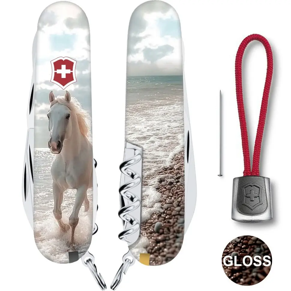 Складаний ніж Victorinox CLIMBER ZODIAC Білий кінь 1.3703.7.Z5270pk - фото 3