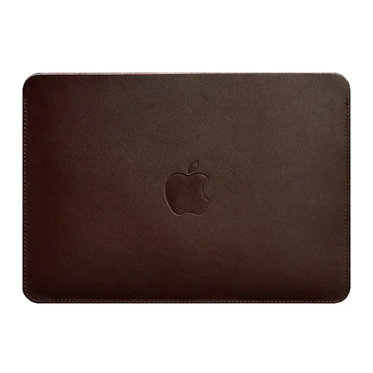 Чохол із натуральної шкіри BlankNote для MacBook 13 дюйм Бордовий - фото 4