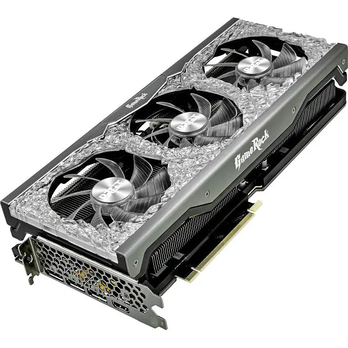 Відеокарта Palit RTX 3080 10Gb GameRock OC (NED3080H19IA-1020G) (GDDR6X, 320 bit, PCI-E v4.0 x16) Б/в - фото 7